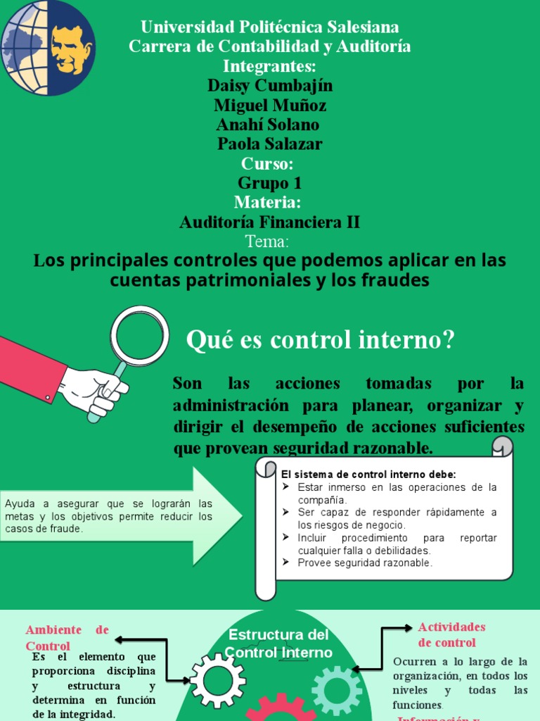 Procedimiento de Control Interno | PDF | Contabilidad | Auditoría