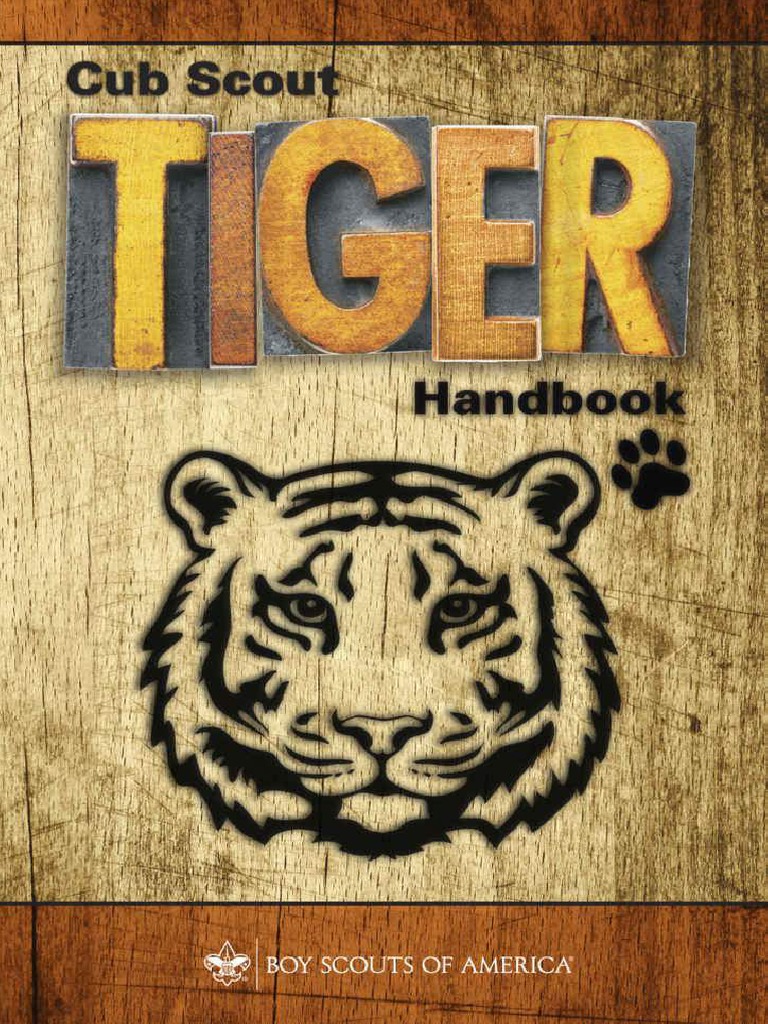 01 CubScoutTigerHandbookBoyScoutsofAmerica PDF Scouting