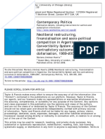 Contemporary Politics: To Cite This Article: Mariana Jiménez-Huerta (2008) Neoliberal Restructuring, Financialisation