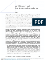 Central Bank Distress and Hyperinflation in Argentina 198990