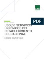 Uso de Servicios Higiénicos Del Establecimiento Educacional