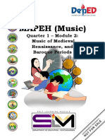 MAPEH (Music) : Quarter 1 - Module 2: Music of Medieval, Renaissance, and Baroque Periods