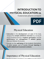 Introduction To Physical Education 21 101