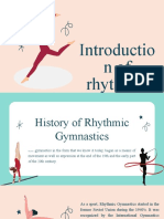 Introductio Nof Rhythmic Gymnastics