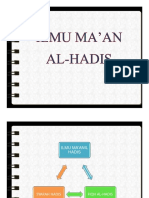 ILMU MA'ANIL HADIS