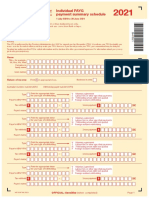 Individual PAYG Payment Summary Schedule 2021