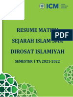 Resume Sejarah Islam SMA Sem 1 TA 2021-2022