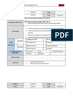 Lesson Plan Home Based Learning 2021: Subject Year Date DAY Topic / Unit Unit 6: Plants (Know Parts of Plants)