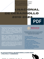 Plan Nacional de Desarrollo y Programas Sectoriales