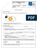 Avaliação de Ciências