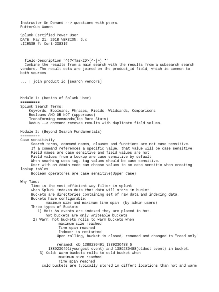 Splunk Power | PDF | Moving Average | Statistics