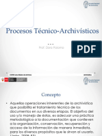 Procesos Tecnicos Archivisticos