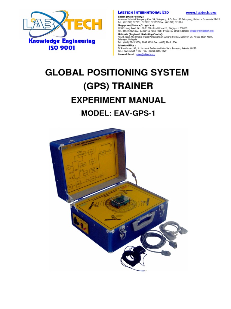 GPS Trainer Experiment Manual EAV-GPS-1 | PDF | Global Positioning ...