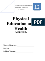 Physical Education and Health: (Module 2)