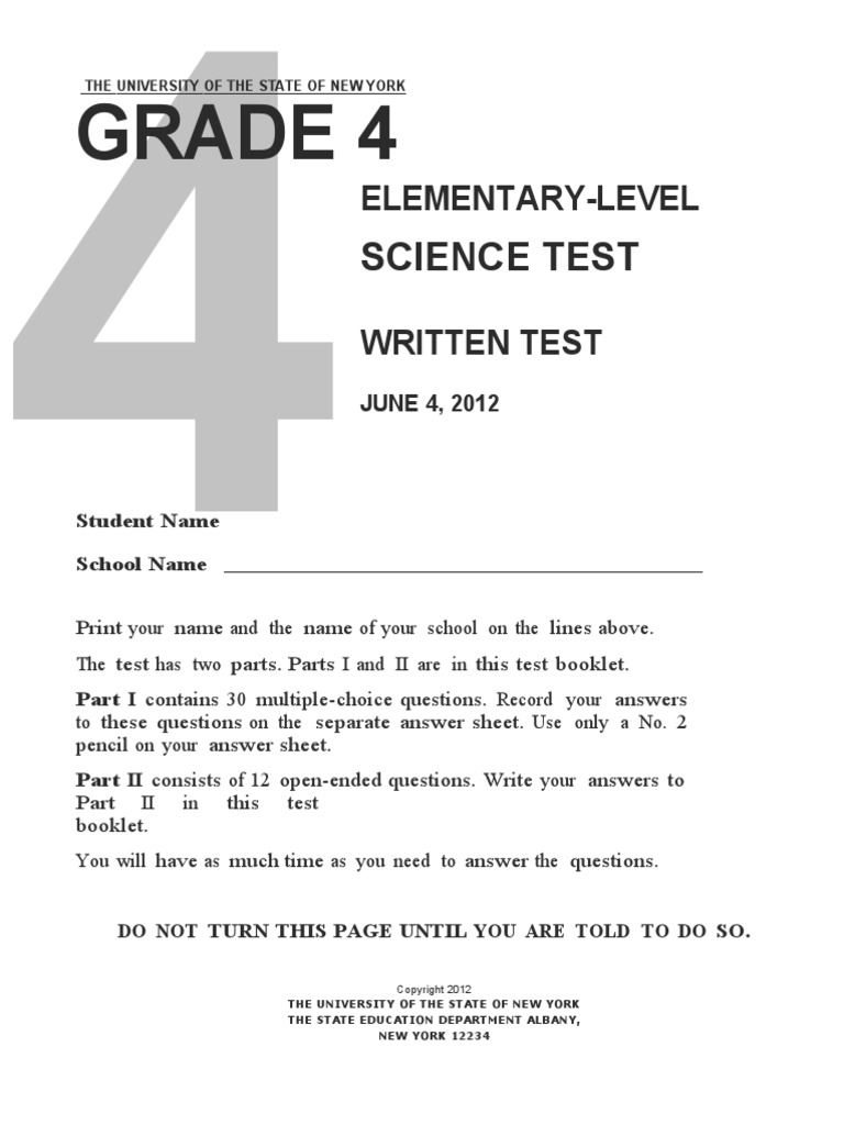(401552344) Grade 4 (3) - Exam | PDF | Volcano | Water