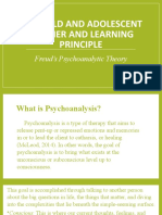 The Child and Adolescent Learner and Learning Principle: Freud's Psychoanalytic Theory