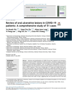 Review of Oral Ulcerative Lesions in COVID-19 Patients: A Comprehensive Study of 51 Cases