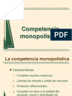 Competencia Monopolistica