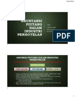 Akuntansi Piutang Dalam Industri Perhotelan