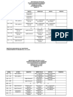 Horarios III-cuatrimestre 2021