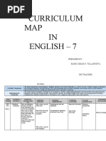 Curriculum Map English 7