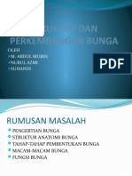 Struktur Dan Perkembangan Bunga