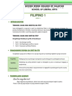 Filipino 1 Module 1