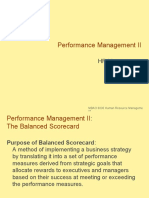 MBAO 6030 Performance MGMT II Balanced Scorecard
