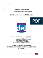 Laporan Distribusi Binomial Dan Multinomial - Kelompok 1