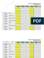 Schedule Maintenance Air Conditional Gedung Baru 2019: W1 W1 W1 W1 W1 W1