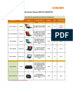 Lista de Precios Chuwi - Cierre de Mes Agosto 2021