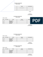 Training Calender 2019