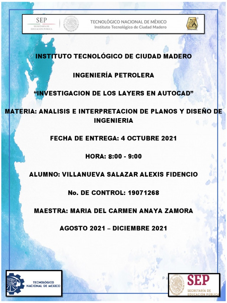 Qué Son Los Layers en Autocad PDF Cad automático Dibujo