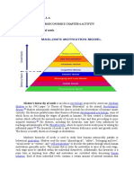Rogon, Allenne Dell A. Microeconomics Chapter 4 Activity 1. Maslow Heirarchy of Needs