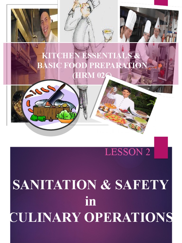 Kitchen Essentials & Basic Food Preparation (HRM 026) | PDF | Foods | Chef