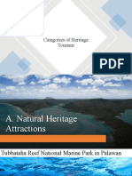 Categories of Heritage Tourism