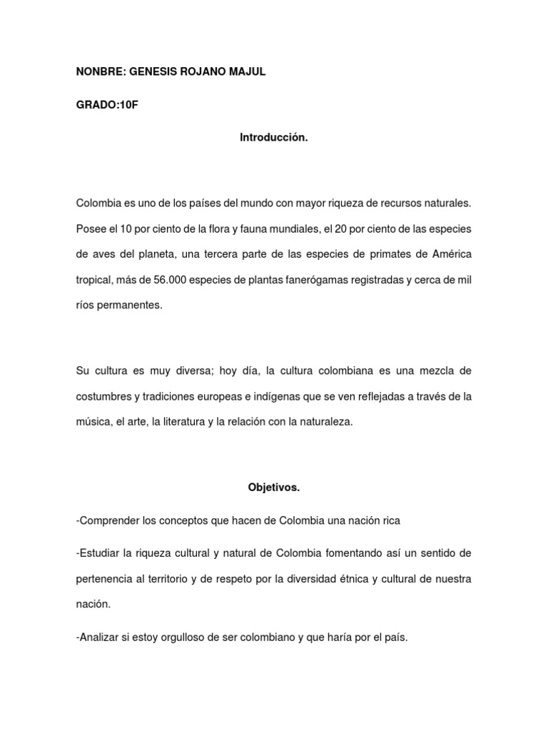 Orgullo y Riqueza de Colombia | PDF | Colombia | Carnaval