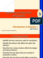 ch.09 Improving Productivity and Quality