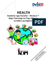 HEALTH2 - q2 - Mod7 - Mga Pamaagi Sa Pag-Atiman Sa Baba Ug Ngipon - v2