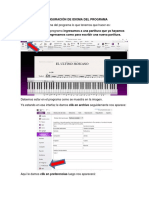 Configuración de Idioma Del Programa