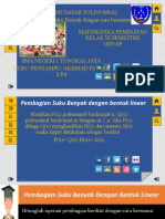 Bahan Ajar Polinomial - Pembagian Polinomial Bersusun