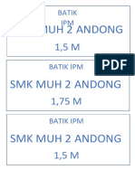 SMK Muh 2 Andong: Batik IPM