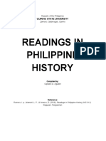 Readings in Philippine History: Quirino State University