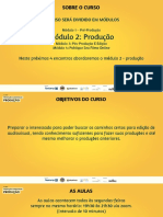 Curso de Produção Audiovisual