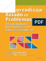 El Aprendizaje Basado en Problemas. Una Propuesta Metodológica en Educación Superior