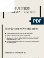Business Normalization
