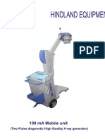 100 Ma H Ray Mobile X-Ray Unit