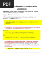 Senpiper Technologies Devops Internship Assignment: ("%H %L %U %T "%R" % S %B "% (Referer) I" "% (User-Agent) I")