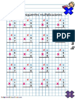 Cuadernillo para Aprender A Multiplicar Una y Dos Cifras