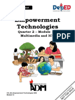 Empowerment Technologies: Q2 Module 12 - Leveraging Multimedia & ICT